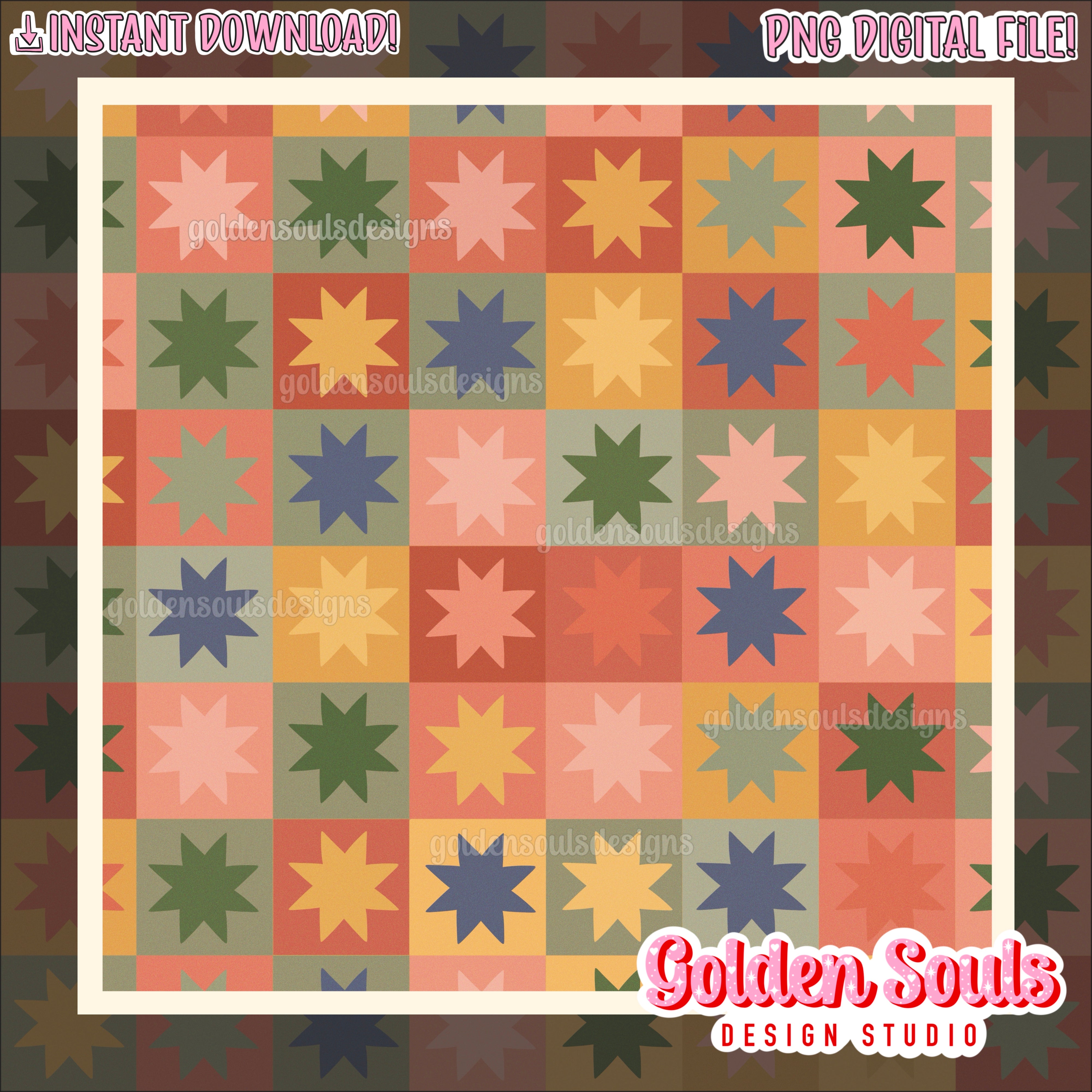 Checkerboard Fun – Golden Souls Designs Co.