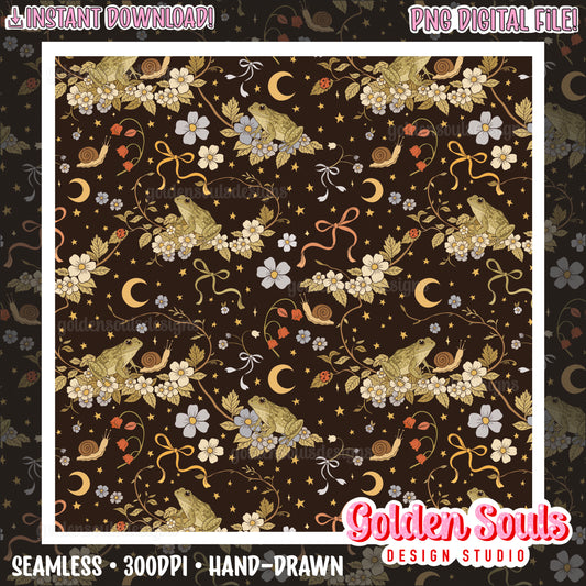 Dainty Frog Garden (dark)
