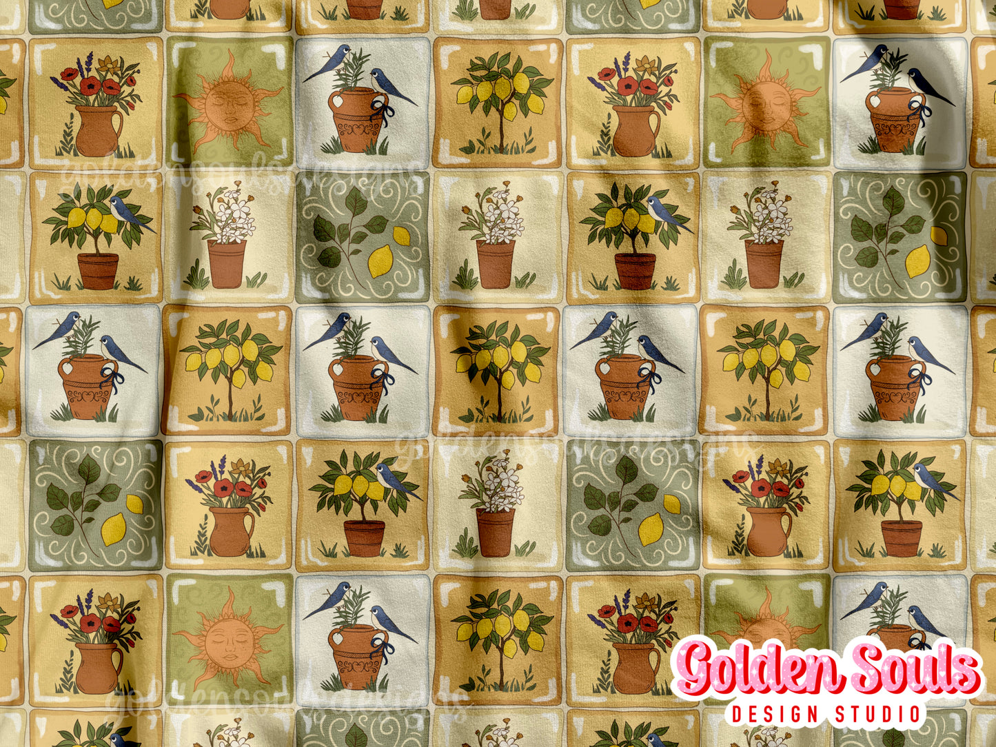 Mediterranean Garden Tiles