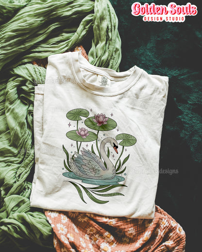Swan Garden PNG