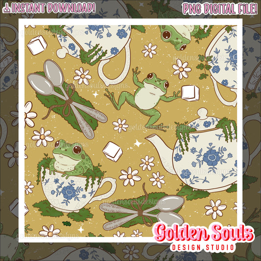 Mossy Morning Tea (gold)