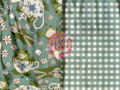 Mossy Morning Tea (teal)