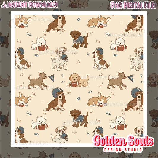 Vintage Varsity Pups