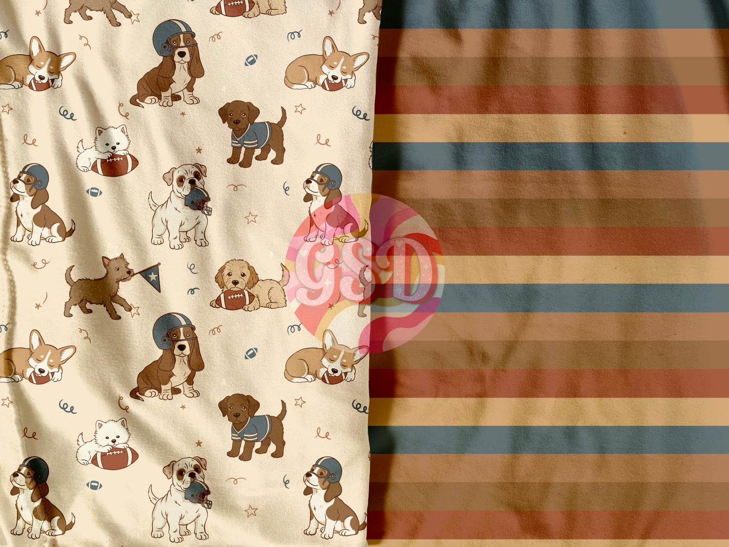 Vintage Varsity Pups