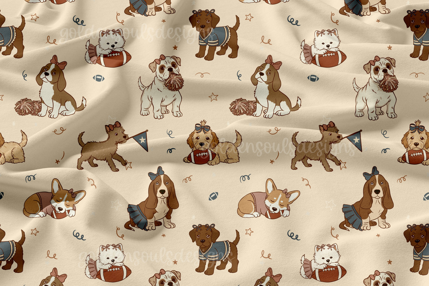 Vintage Varsity Pups