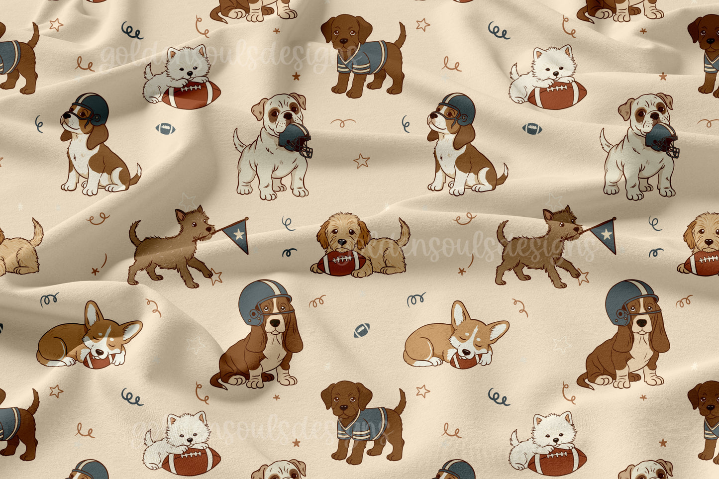 Vintage Varsity Pups