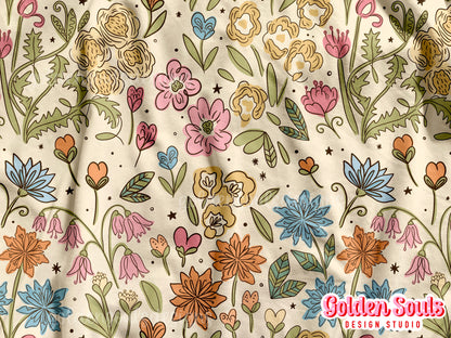 Soft Girl Spring Floral