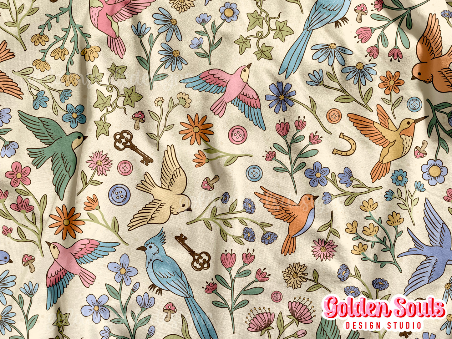 Pastel Birds