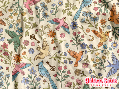 Pastel Birds