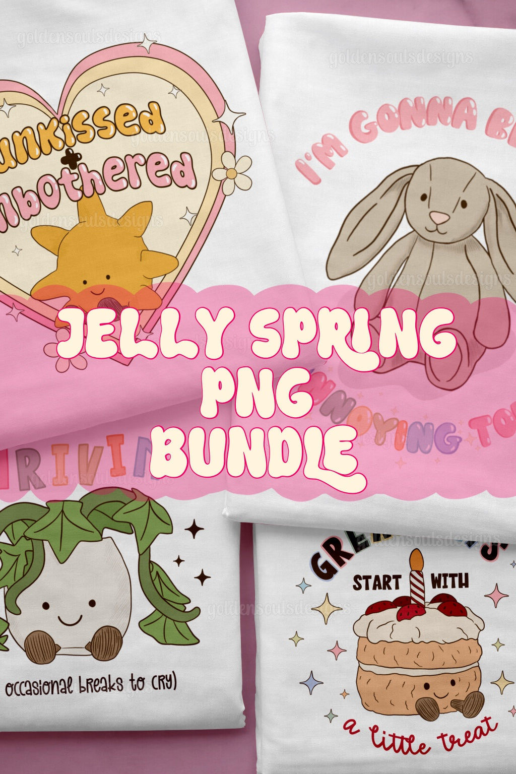 Jelly Spring PNG Bundle