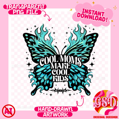 Cool Moms Cool Kids PNG