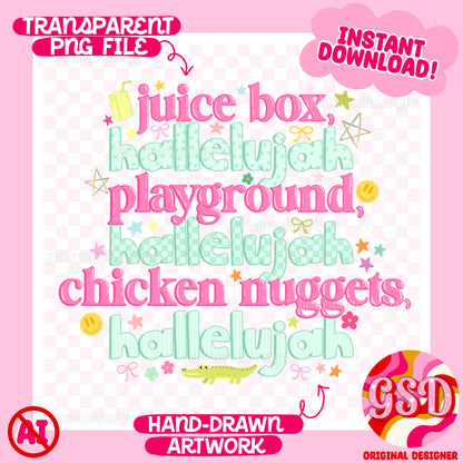 Juice Box Hallelujah PNG