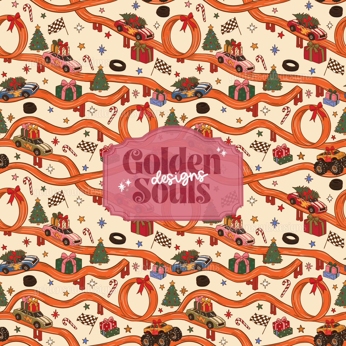 Santa’s Speedway (Pink)