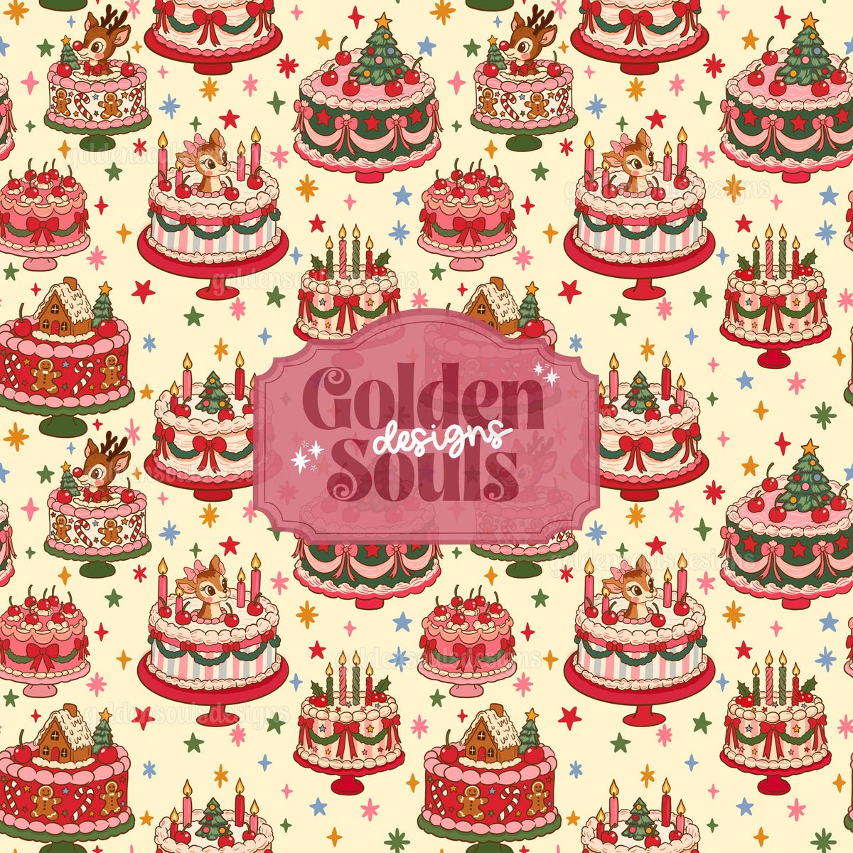 Christmas Reindeer Cakes