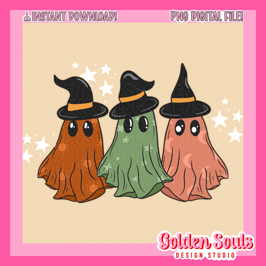 Spooky Cute Ghosts