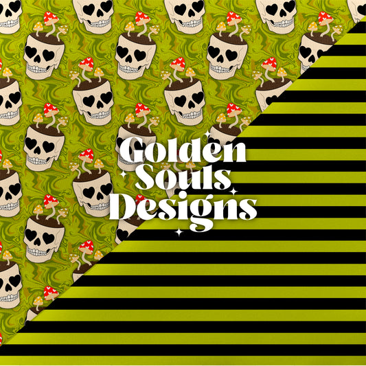 Green Mushroom Skullys