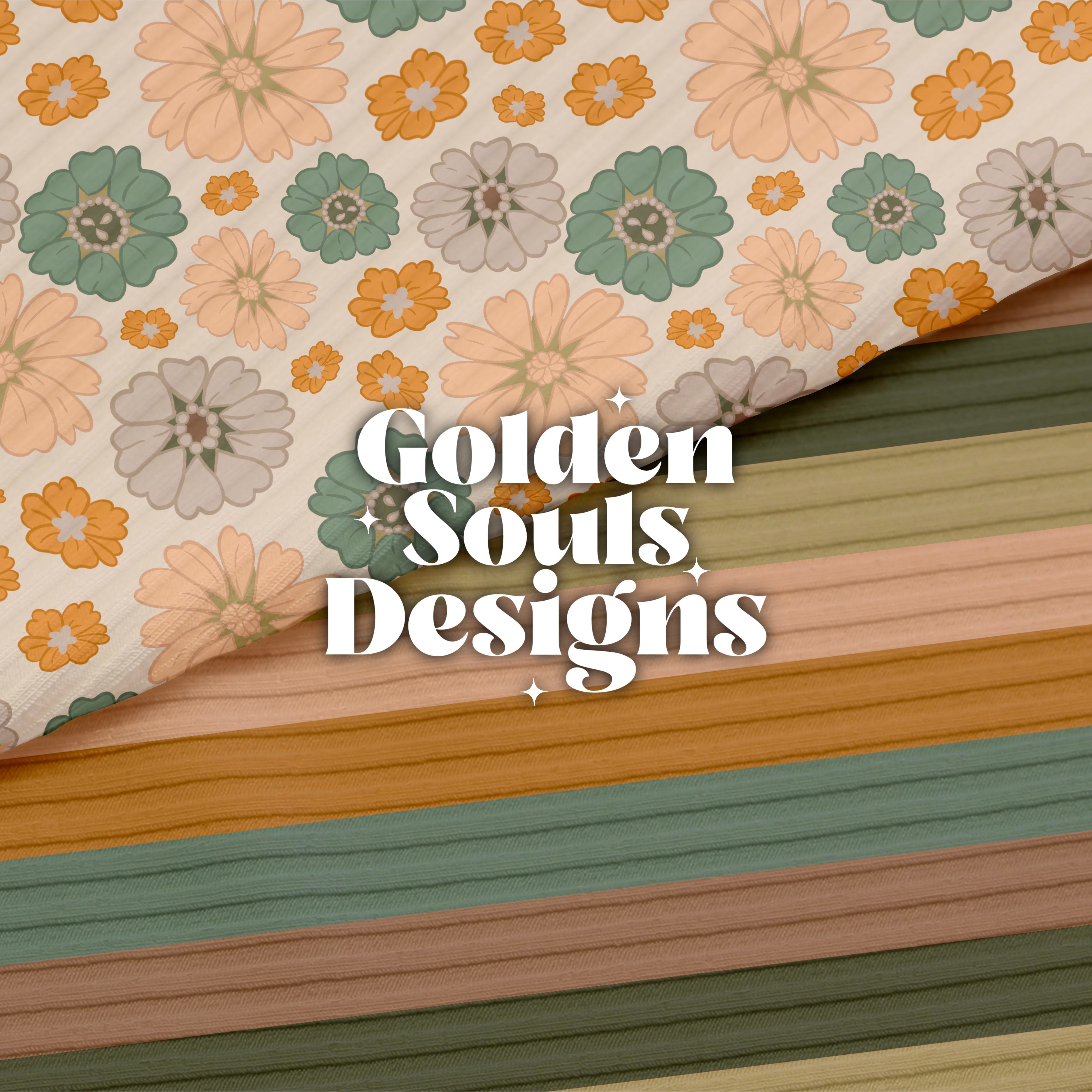 Muted Spring Floral – Golden Souls Designs Co.