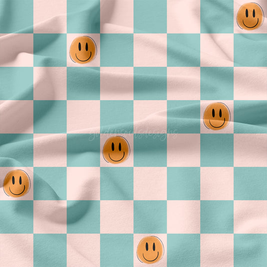 Blue Checkered Smilies