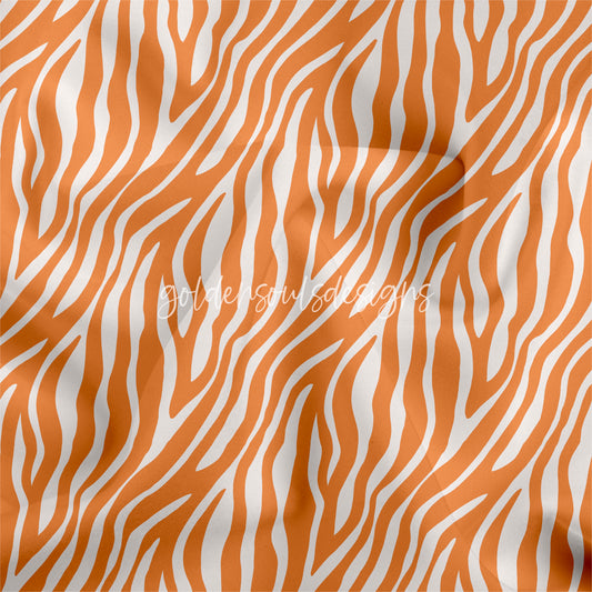 Muted Orange Zebra