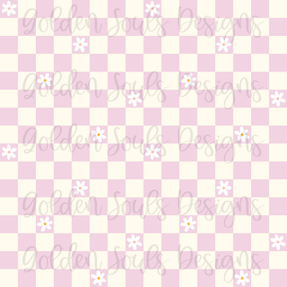 Lilac Floral Spring Chex