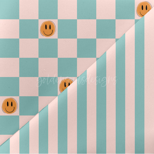 Blue Checkered Smilies