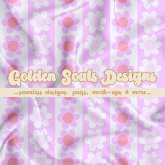Purple Vintage Vibes Floral