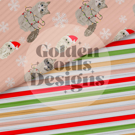 Christmas Kitties (Pink)