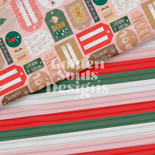 Christmas Tags (Pink)