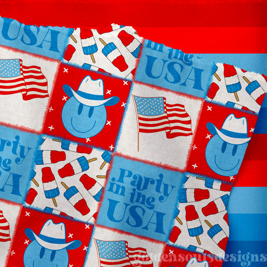 Party in the USA Patchwork