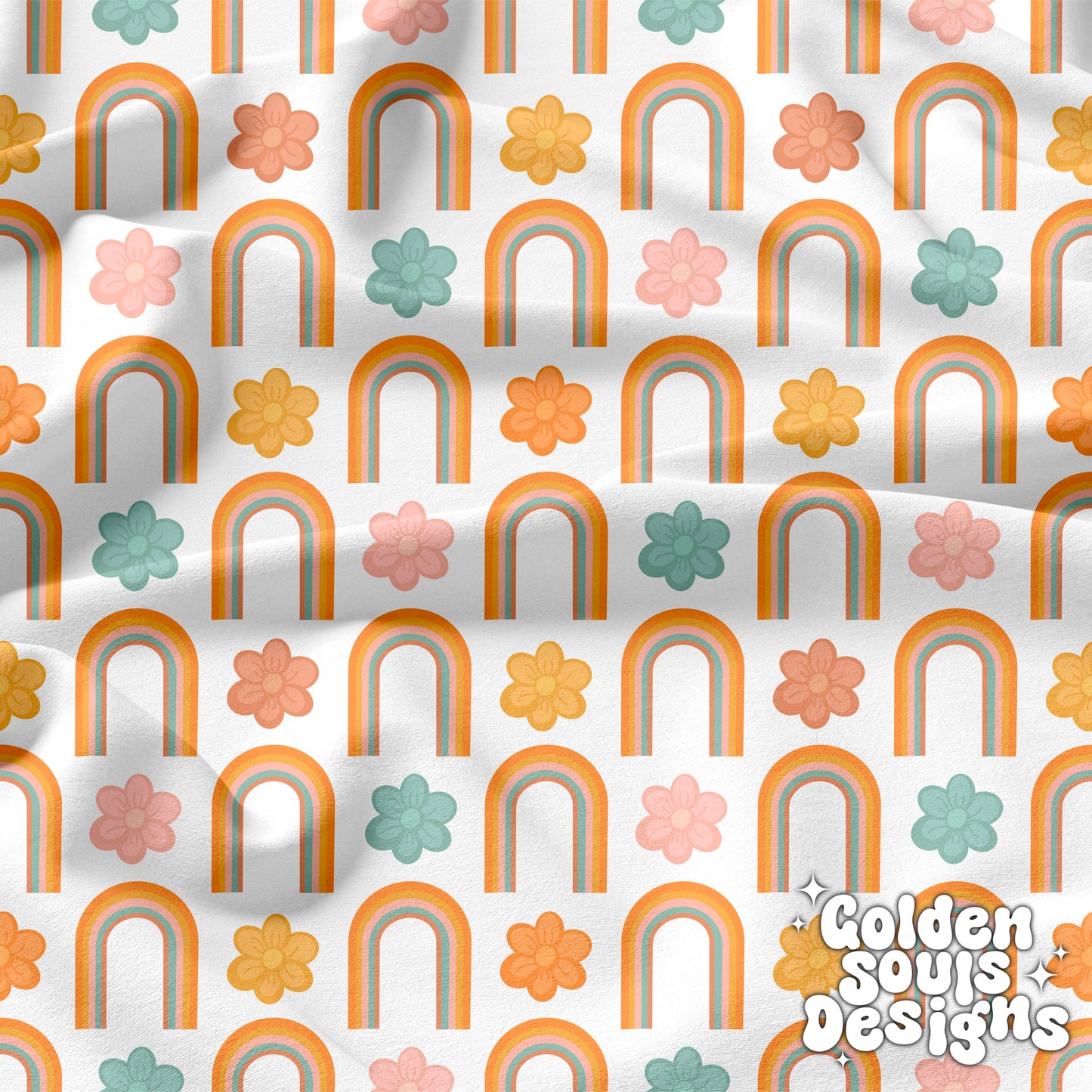 Floral Spring Rainbows