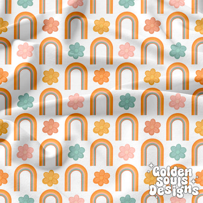Floral Spring Rainbows