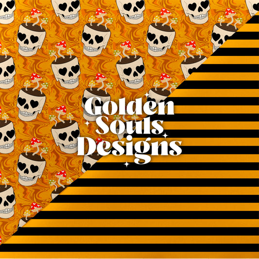 Orange Mushroom Skullys