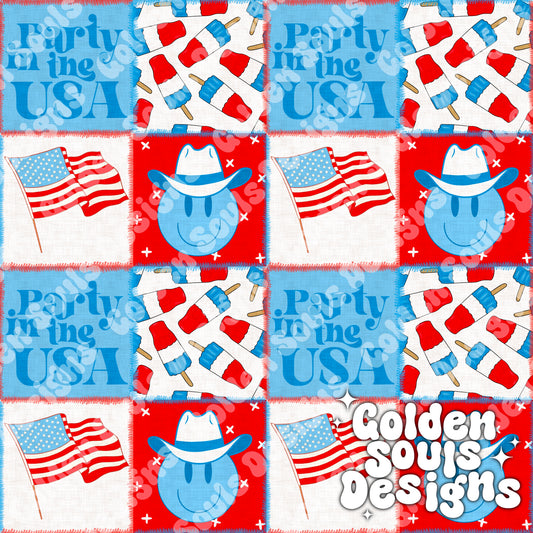 Party in the USA Patchwork