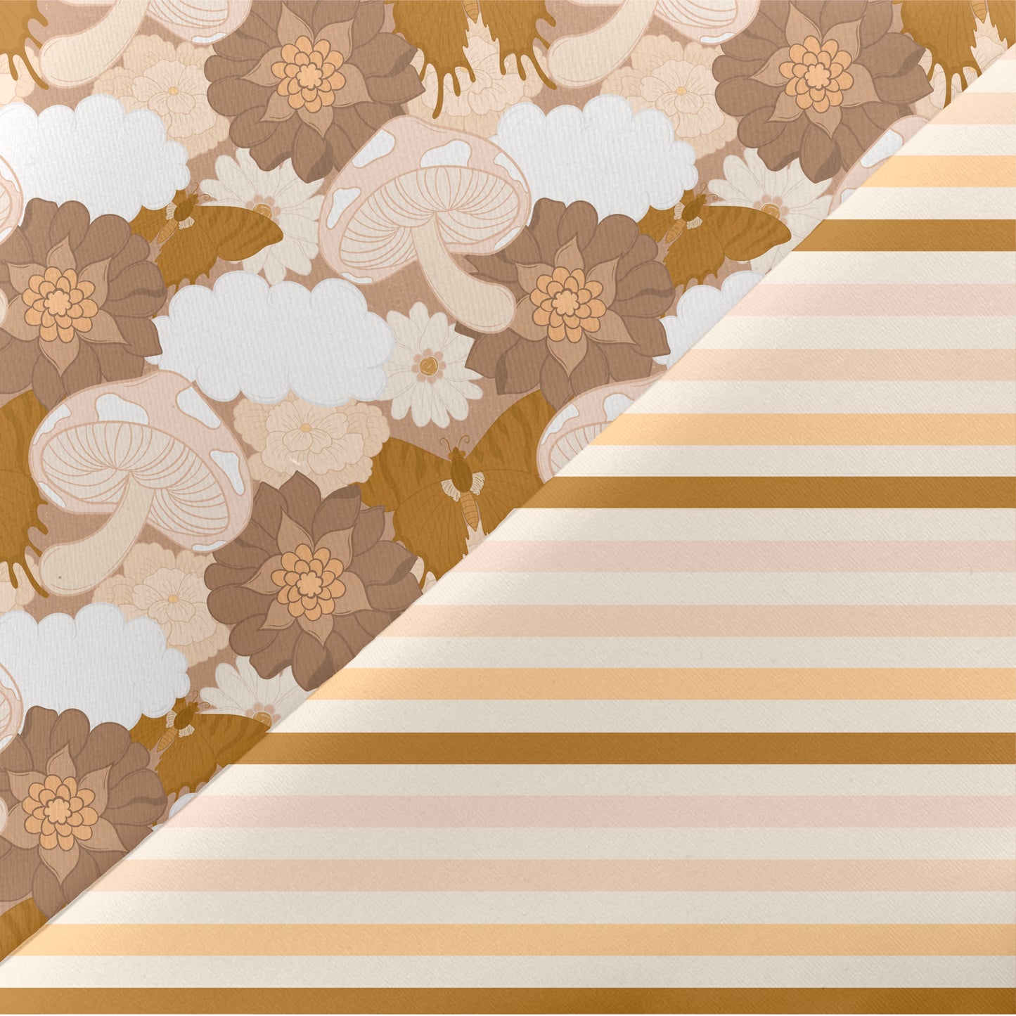 Mushrooms & Butterflies