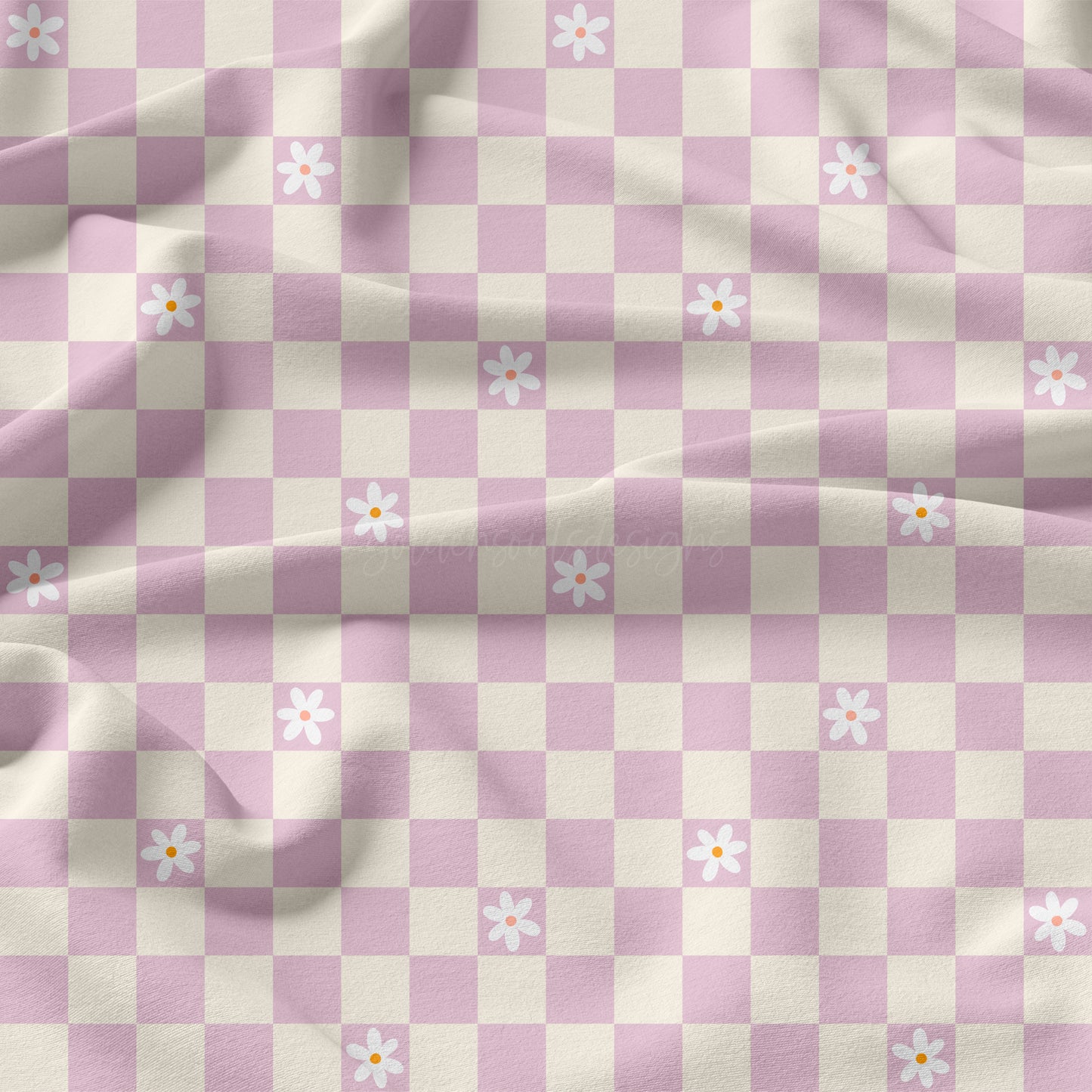 Lilac Floral Spring Chex