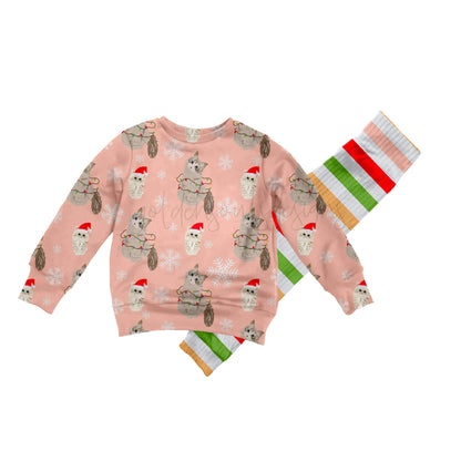 Christmas Kitties (Pink)