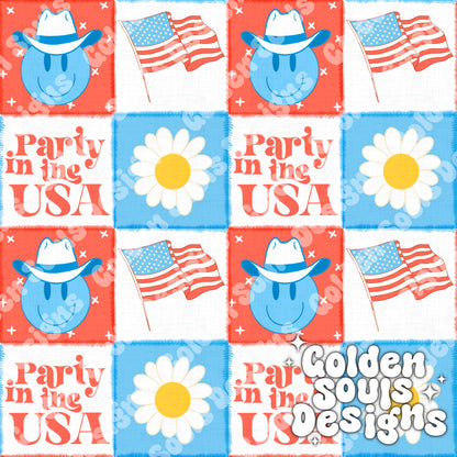 Party in the USA Patchwork