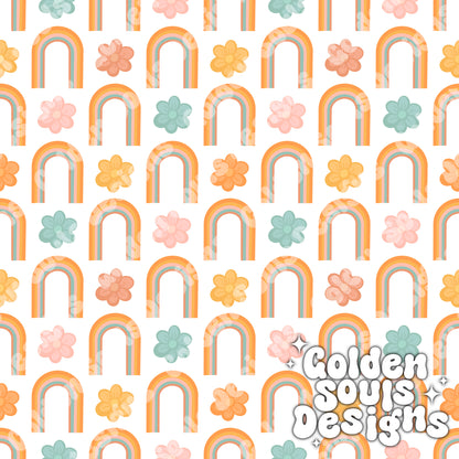 Floral Spring Rainbows