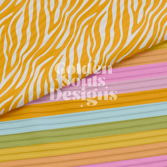 Funky Orange Zebra