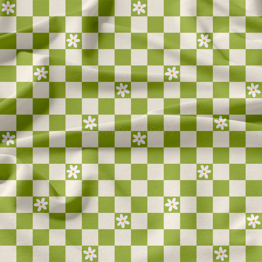 Green Floral Spring Chex