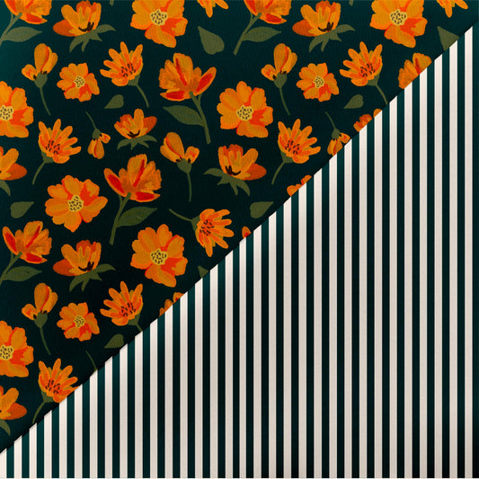 Orange Floral