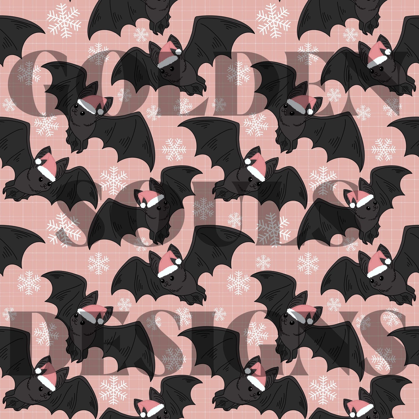 Frickin’ Bats Christmas (pink)