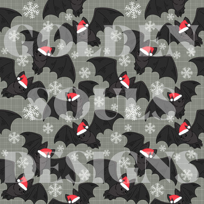 Frickin’ Bats Christmas (sage)