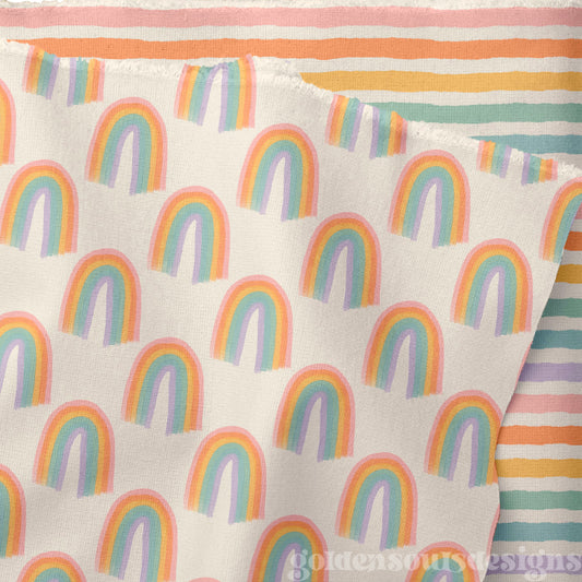 Spring Watercolor Rainbows
