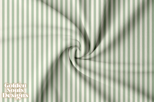 Green Vintage Santas